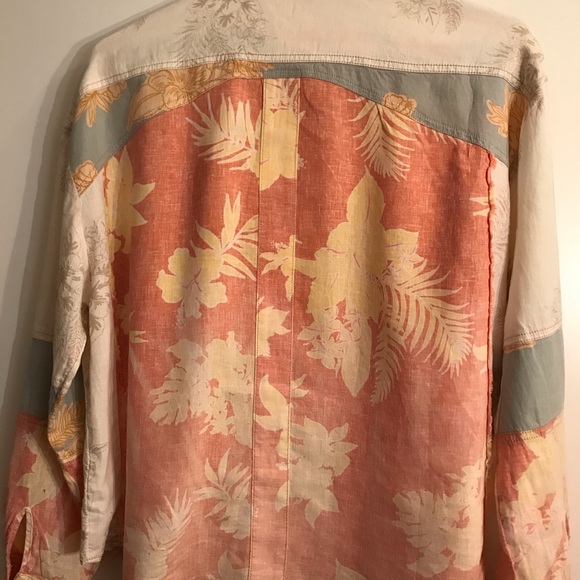 multicolor women's shirt with long sleeve - Picture 3 of 5